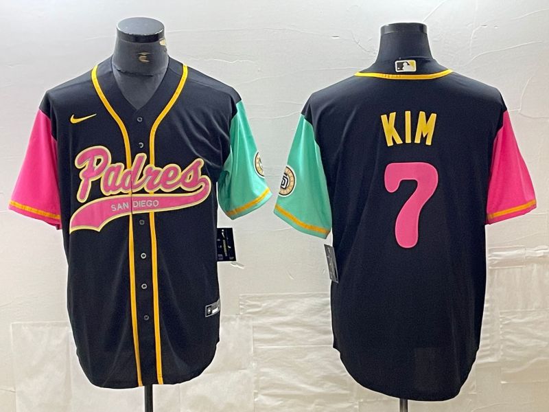 Men San Diego Padres #7 Kim Black City Edition Nike 2024 MLB Jersey style 1->->MLB Jersey
